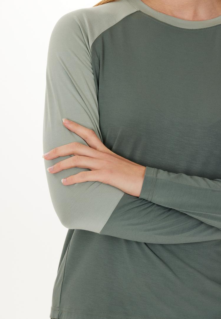 Endurance Endurance Abbye Langarmshirt Damen - 3130 Desert Green - 1 | SportScheck