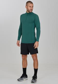 Rückansicht von Endurance Lead Langarmshirt Herren 3034 Bistro Green