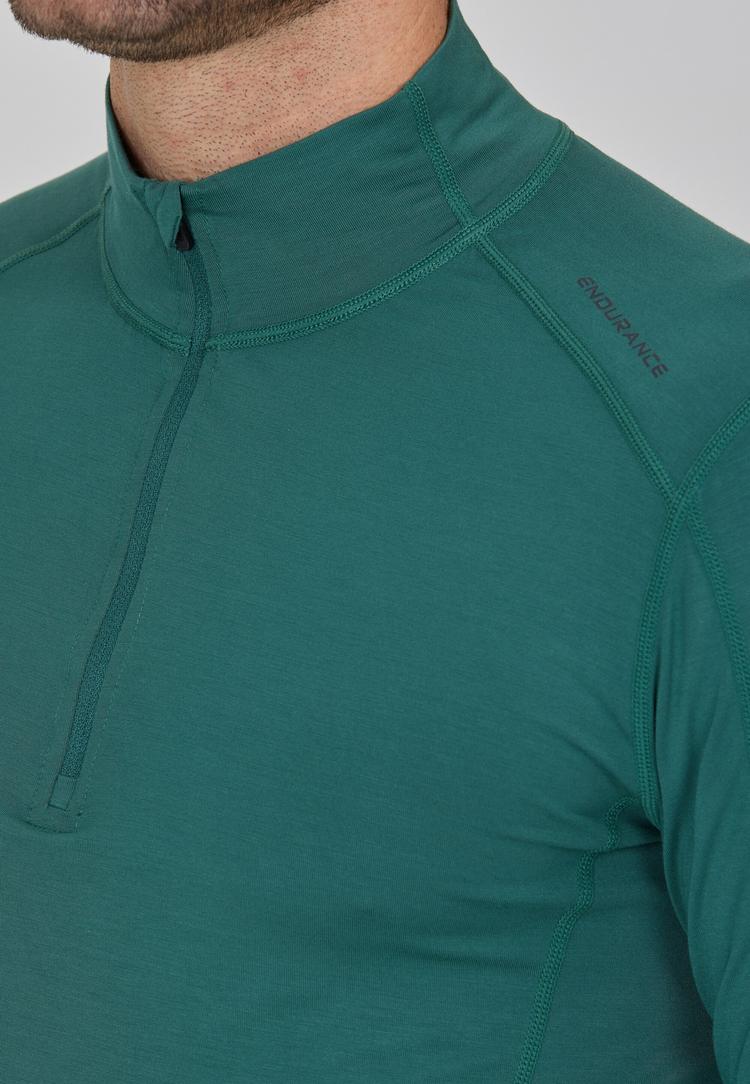 Endurance Endurance Lead Langarmshirt Herren - 3034 Bistro Green - 1 | SportScheck