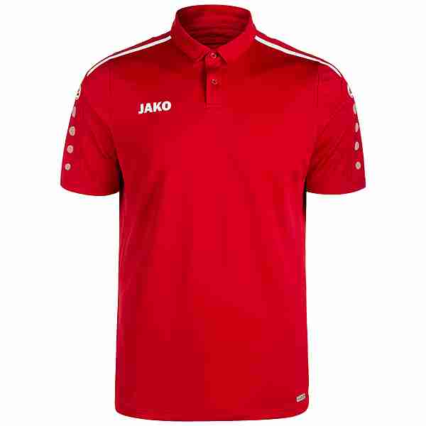 JAKO Polo Striker 2.0 Poloshirt Herren rot / weiß