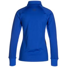 Rückansicht von Under Armour Cold Weather Funnel Neck Sweatshirt Damen blau / schwarz
