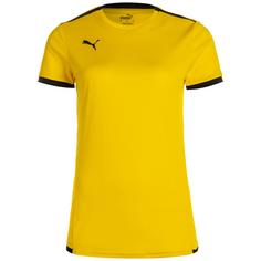 PUMA TeamLIGA Fußballtrikot Damen gelb / schwarz