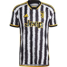 adidas Juventus Turin Authentic 23/24 Heim Fußballtrikot Herren schwarz / weiß