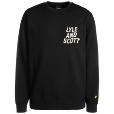 Lyle & Scott Ripple Logo Sweatshirt Herren schwarz