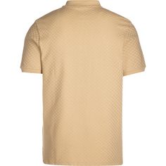 Rückansicht von Lyle & Scott Grid Texture Poloshirt Herren khaki