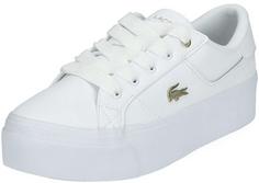 Lacoste Sneaker Sneaker Damen Weiß/Gold