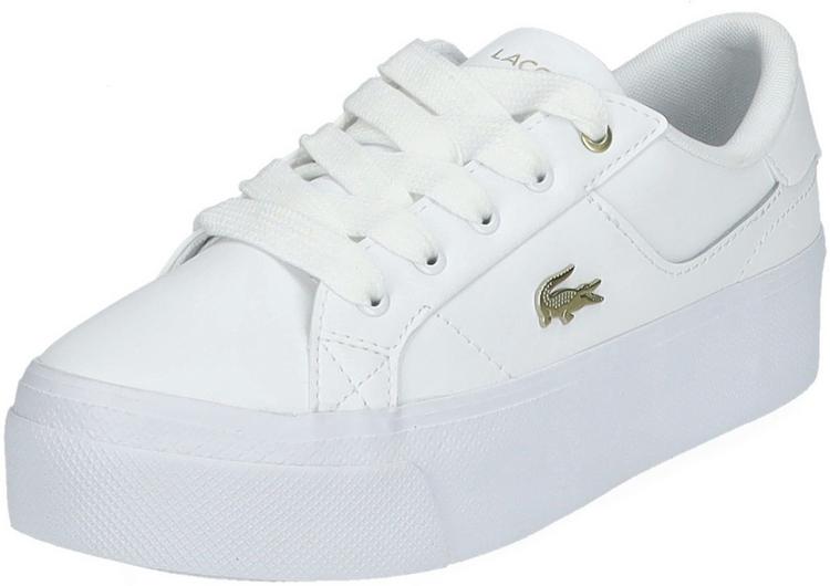 Lacoste Lacoste Sneaker Sneaker Damen - Wei&szlig;/Gold - 0 | SportScheck