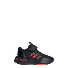 Rückansicht von adidas Marvel Spider-Man Racer Kids Schuh Sneaker Kinder Core Black / Solar Red / Core Black