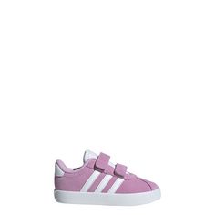 Rückansicht von adidas VL Court 3.0 Schuh Sneaker Kinder Bliss Lilac / Cloud White / Grey Two
