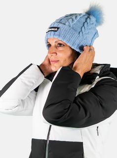 Rückansicht von Reusch Eve Beanie Skimütze 4396 light blue