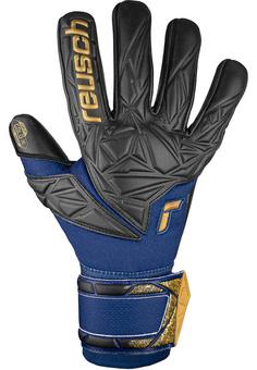 Rückansicht von Reusch Attrakt Gold X NC Fingerhandschuhe 4411 premium blue/gold/black