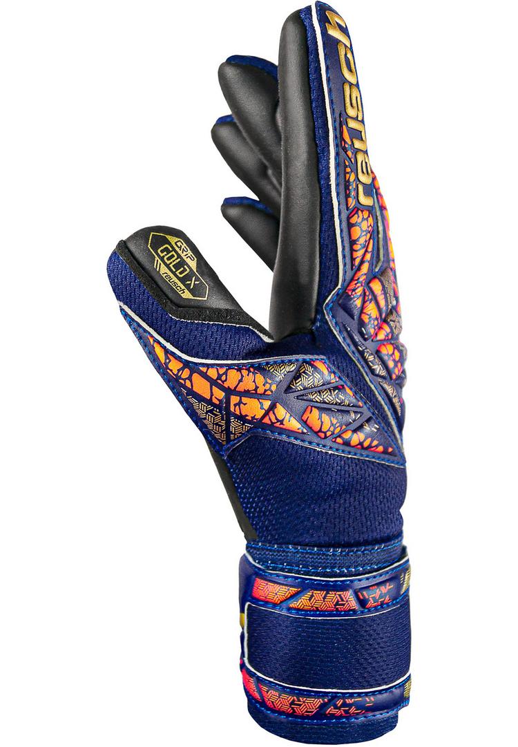 Reusch Reusch Attrakt Gold X Torwarthandschuhe - 4411 premium blue/gold/black - 0 | SportScheck