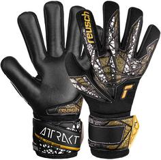 Reusch Attrakt Silver NC Junior Fingerhandschuhe 7740 black/gold/white/black