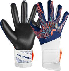 Reusch Pure Contact Silver Fingerhandschuhe 4848 premi blu/electr oran/blc