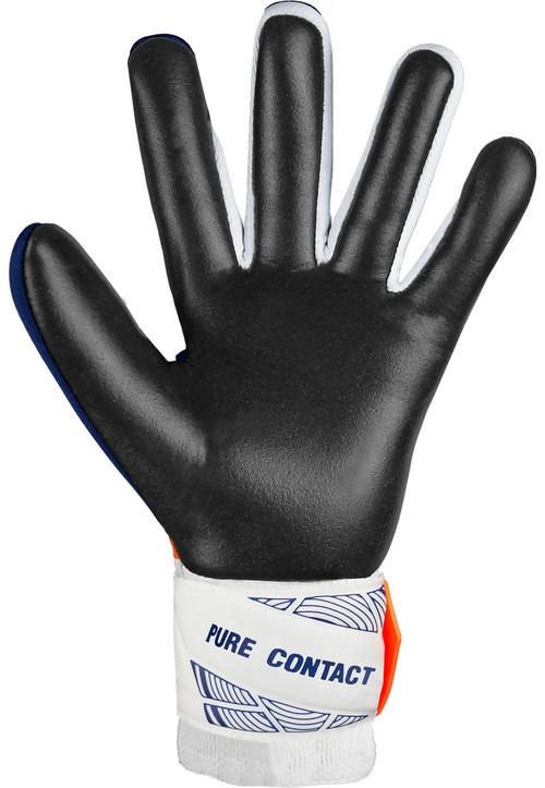 Rückansicht von Reusch Pure Contact Silver Fingerhandschuhe 4848 premi blu/electr oran/blc