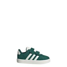Rückansicht von adidas VL Court 3.0 Schuh Sneaker Kinder Collegiate Green / Off White / Gold Metallic