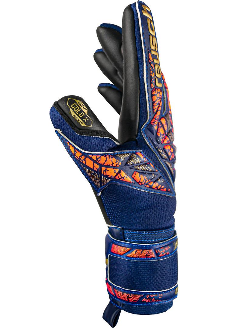 Reusch Reusch Attrakt Gold X Junior Torwarthandschuhe - 4411 premium blue/gold/black - 0 | SportScheck