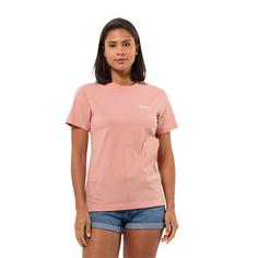 Rückansicht von Jack Wolfskin ESSENTIAL T W Funktionsshirt Damen rose dawn