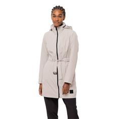 Rückansicht von Jack Wolfskin NORDEN PORT COAT W Funktionsmantel Damen sea shell