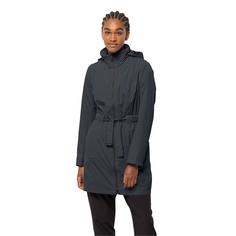 Rückansicht von Jack Wolfskin NORDEN PORT COAT W Funktionsmantel Damen phantom