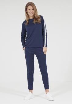 Rückansicht von Athlecia SELLA Langarmshirt Damen 2101 Dark Sapphire