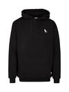 Cleptomanicx Hooded Embro Gull 2 Kapuzenshirt Herren - Black