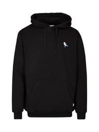 Cleptomanicx Hooded Embro Gull 2 Kapuzenshirt Herren - Black