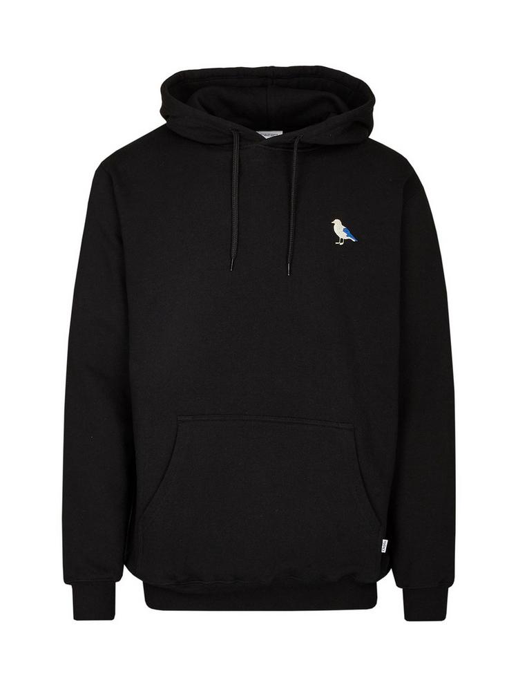 Cleptomanicx Cleptomanicx Hooded Embro Gull 2 Kapuzenshirt Herren - Black - 0 | SportScheck