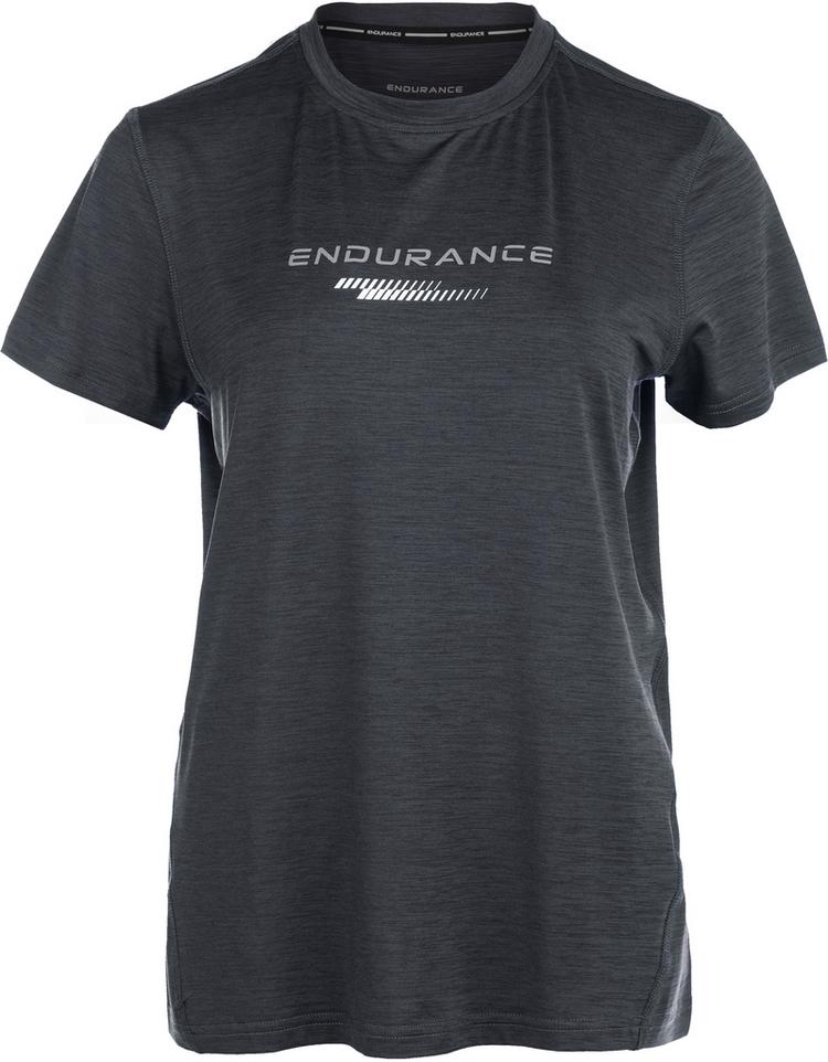Endurance Endurance WANGE MELANGE Printshirt Damen - 1001A Black - 0 | SportScheck