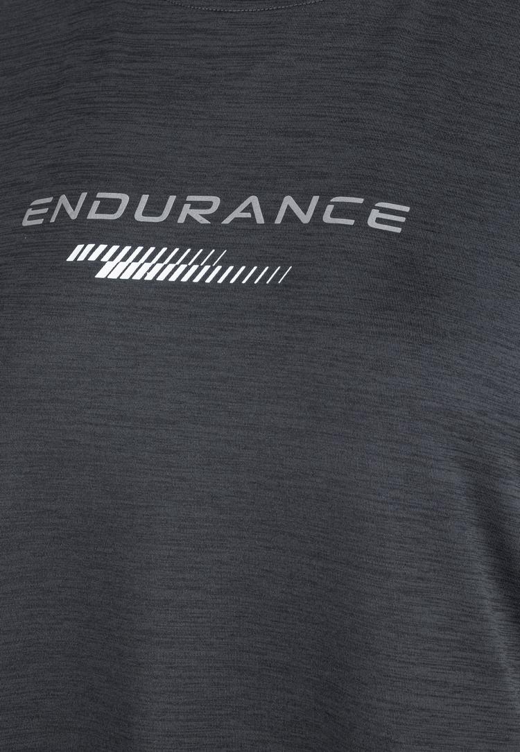 Endurance Endurance WANGE MELANGE Printshirt Damen - 1001A Black - 0 | SportScheck