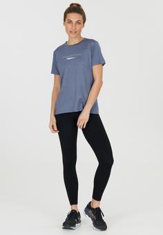 Rückansicht von Endurance WANGE MELANGE Printshirt Damen 2177 Serenity Blue