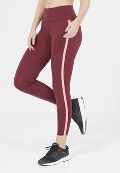 Rückansicht von Endurance SADIYA Tights Damen 4132 Tawny Port