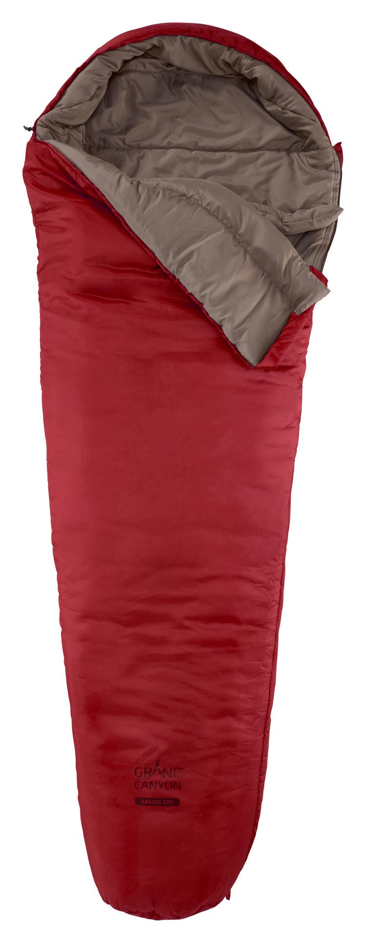 Grand Canyon Grand Canyon KANSAS 190 Kunstfaserschlafsack - Red Dahlia - 2 | SportScheck