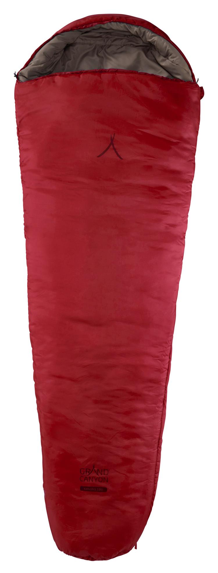 Grand Canyon Grand Canyon KANSAS 190 Kunstfaserschlafsack - Red Dahlia - 3 | SportScheck