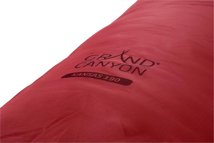 Grand Canyon Grand Canyon KANSAS 190 Kunstfaserschlafsack - Red Dahlia - 5 | SportScheck