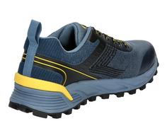 Rückansicht von Brütting Outdoorschuh Wanderschuhe Herren marine/gelb