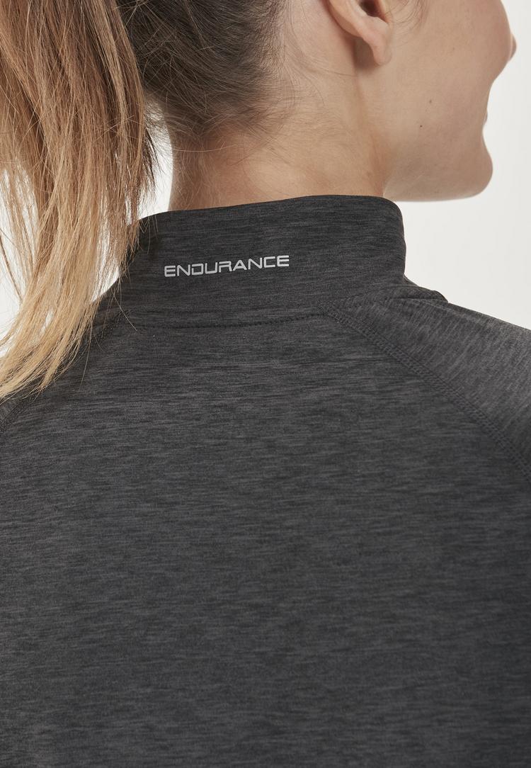Endurance Endurance CANNA V2 PERFORMANCE Langarmshirt Damen - 1111 Black Melange - 4 | SportScheck