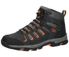 LICO Outdoorschuh Wanderschuhe Herren anthrazit/schwarz/orange