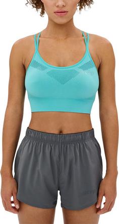 Rückansicht von CEP ULTRALIGHT SPORTS BRA SEAMLESS Sport-BH Damen light blue