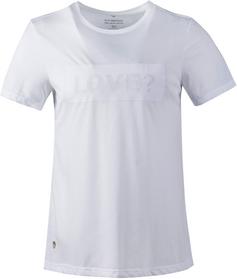 Athlecia KATTY W Slub Tee Printshirt Damen 1002 White