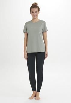 Rückansicht von Athlecia KATTY W Slub Tee Printshirt Damen 3120 Shadow