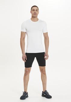 Rückansicht von Endurance Power Laufshirt Herren 1002 White