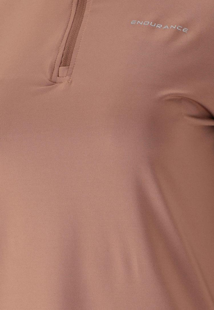 Endurance Endurance Jaelyn Langarmshirt Damen - 5133 Beaver Fur - 0 | SportScheck