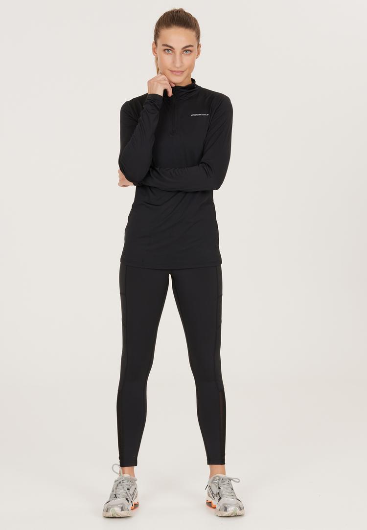 Endurance Endurance Jaelyn Langarmshirt Damen - 1001 Black - 0 | SportScheck