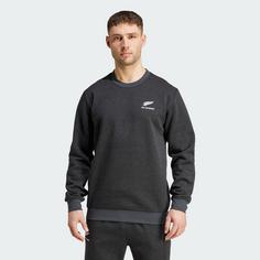 Rückansicht von adidas All Blacks Mélange Sweatshirt Rollkragenpullover Herren Black Melange