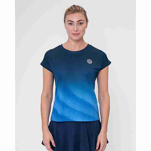 BIDI BADU Beach Spirit Capsleeve Tennisshirt Damen Dark blue/Aqua