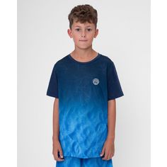 BIDI BADU Beach Spirit Junior Tee Tennisshirt Kinder Dark blue/Aqua