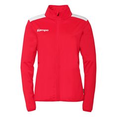 Kempa Emotion 27 Poly Jacket Women Trainingsjacke rot/weiß