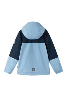 Rückansicht von reima Tuulos Outdoorjacke Kinder Frozen Blue