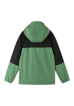 Rückansicht von reima Tuulos Outdoorjacke Kinder Green Clay